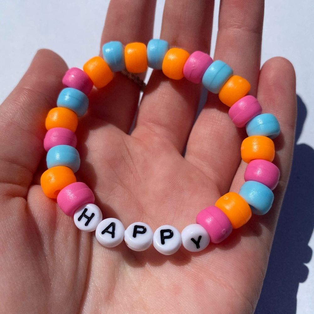 Handmade “Happy” Bracelet!